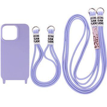 Чехол TPU two straps California для iPhone 12 Pro / 12 Lilac 208-05629 фото