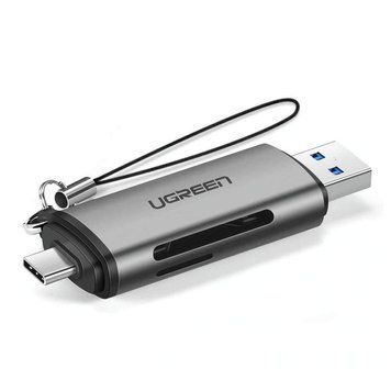 Кардрідер UGREEN CM185 USB-C/USB-A Card Reader (UGR-50706) UGR-50706 фото