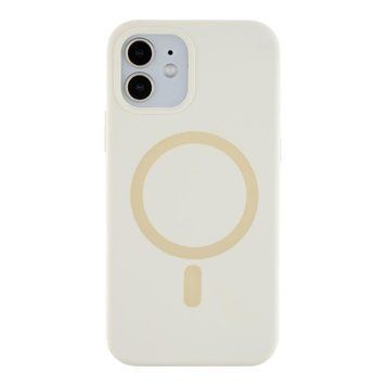 Чехол Glow Silicone Case with Magsafe для iPhone 12/12 Pro Antique white 214-03832 фото