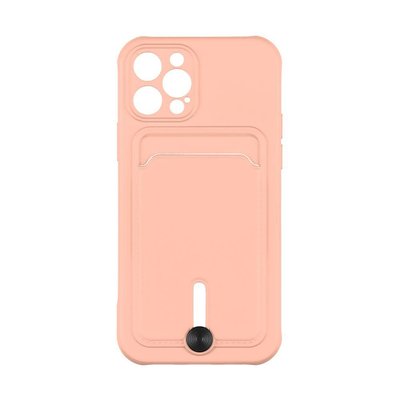 Чехол Colorfull Pocket Card с карманом для карт для iPhone 12 Pro Pink Sand 208-01824 фото