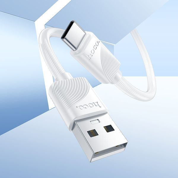 Кабель HOCO X114 Energy charging data cable Type-C 1m White 6942007647090 фото