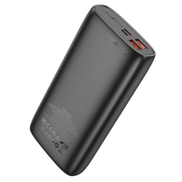 Портативний акумулятор Hoco J122A Respect 20000mAh 22.5W+PD20W Чорний 216-00088 фото