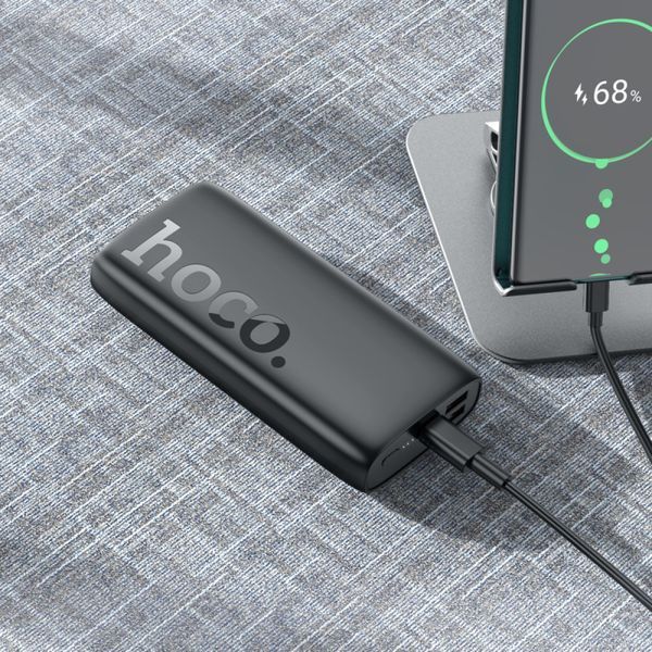 Портативний акумулятор Hoco J122A Respect 20000mAh 22.5W+PD20W Чорний 216-00088 фото