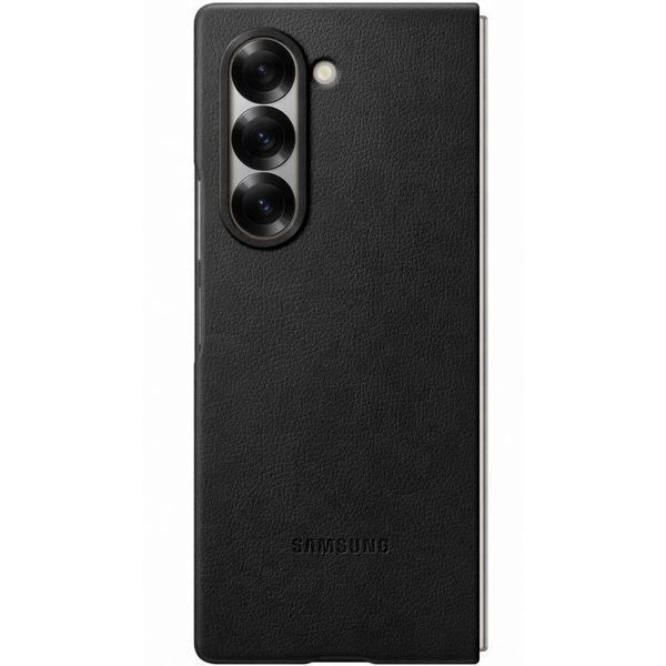 Шкіряний чохол Leather Case для Samsung Galaxy Z Fold6 Black 555-03230 фото