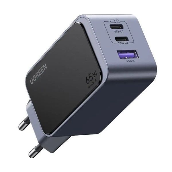 Сетевое зарядное устройство UGREEN Nexode S 65W 3-Port GaN Fast Charger EU UGR-35042 фото