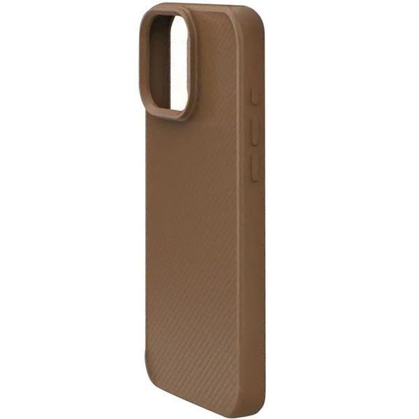 TPU чохол Carbon Protective with Magsafe для Apple iPhone 17 Pro (6.3") Coffee 777-08636 фото