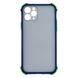 Силиконовый чехол TOTU Armor Dark with Frame для iPhone 11 Pro Синий 208-00964 фото