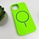 Чехол для смартфона Silicone Case Magnetic для Apple iPhone 13 Pro Max Shiny Green 666-03801 фото 4