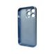 Чехол для смартфона AG Glass Matt Frame Color для iPhone 12 Pro Sierra Blue 666-00570 фото 2