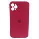 Силиконовый чехол с закрытой камерой для iPhone 12 Pro Rose-Red 208-00811 фото