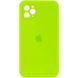 Силиконовый чехол с квадратными бортиками для iPhone 11 Pro Light Green 208-00880 фото