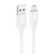 Дата кабель Hoco X122 Benefit USB to MicroUSB 2.4A (1m) White ILSO-00000085495-1 фото 1