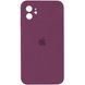 Силиконовый чехол с квадратными бортиками для iPhone 11 Marsala 208-00862 фото