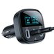 Автомобільний зарядний пристрій ACEFAST B5 101W (2C+A) metal car charger with OLED smart display 656-00369 фото 3