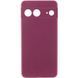 Чохол TPU GETMAN Liquid Silk Full Camera для Google Pixel 7 Бордовий / Marsala ILSO-00000077914-1 фото