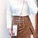 Чехол Crossbody Lanyard with Magsafe с шнурком для iPhone 14 Pro Silver 214-02640 фото 10