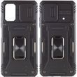 Ударостійкий чохол Camshield Army Ring для Xiaomi Poco F5 / Note 12 Turbo Black 777-05067 фото