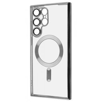 Чохол WAVE Metal Color Case with Magnetic Ring для Samsung Galaxy S22 Ultra Silver 656-07946 фото