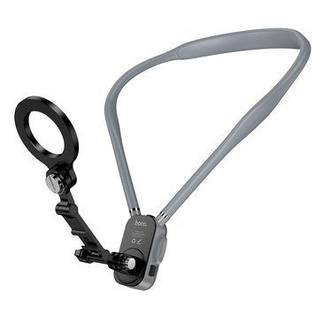 Кріплення для телефона на шию HOCO K31 Campo magnetic neck-hanging holder Black Gray 6942007664646 фото