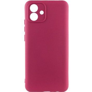 Чехол TPU GETMAN Liquid Silk Full Camera для Samsung Galaxy A07 Marsala 555-02430 фото