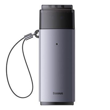 Кардрідер Baseus Lite Series USB-A to SD/TF Card Reader Grey WKQX060013 фото