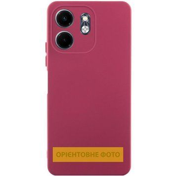 Чохол TPU GETMAN Liquid Silk Full Camera для Xiaomi Redmi 15C (EU) Marsala 656-08665 фото