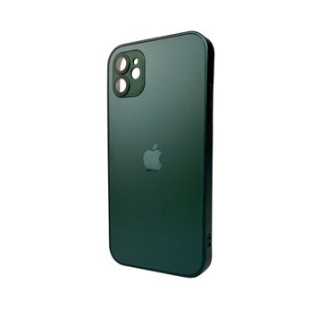 Чохол для смартфона AG Glass Matt Frame Color для iPhone 11 Cangling Green 666-00521 фото