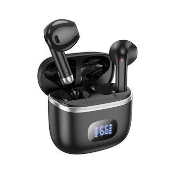 Бездротові навушники HOCO EQ1 Music guide true wireless BT headset Black 6931474798497 фото