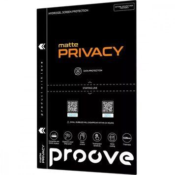 Захисна гідрогелева плівка Proove Hydrogel Screen Protection PRIVACY (matte) для Samsung ZFold6 904-12817 фото