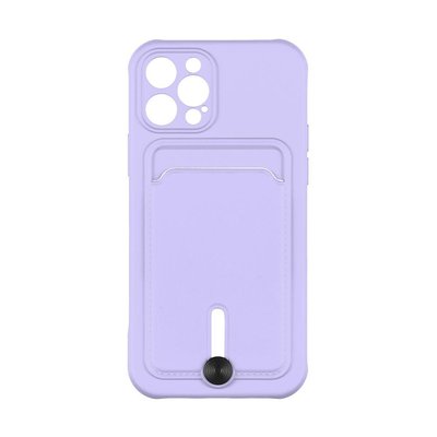 Чехол Colorfull Pocket Card с карманом для карт для iPhone 12 Pro Elegant Purple 208-01825 фото