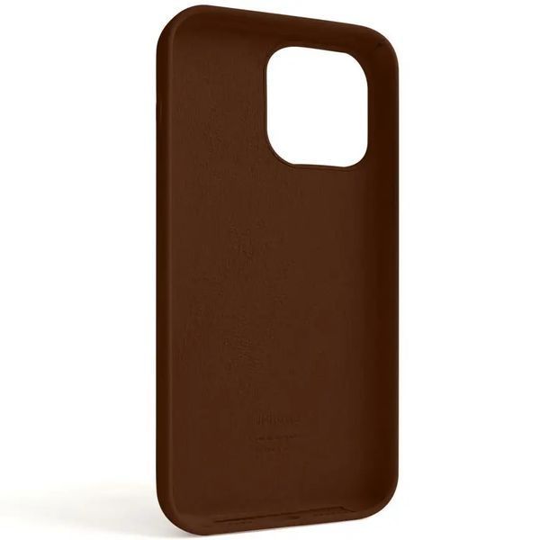 Чехол Silicone Case Full Protective для Apple iPhone 15 Pro Max (6.7) Коричневый / Brown 208-06632 фото