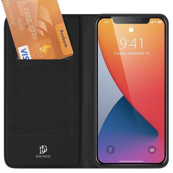Чохол-книжка Dux Ducis з кишенею для візиток для iPhone 13 Black 208-04853 фото