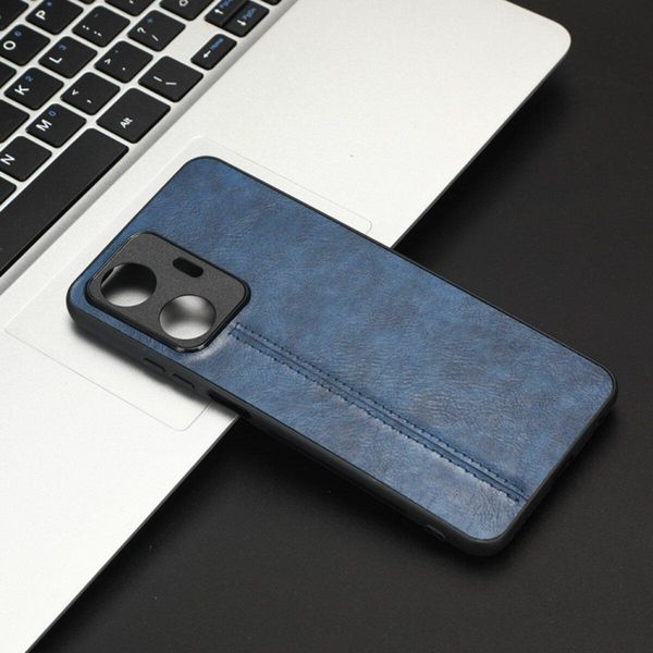 Чехол Cosmiс Leather Case для Realme C55 Blue 666-00105 фото