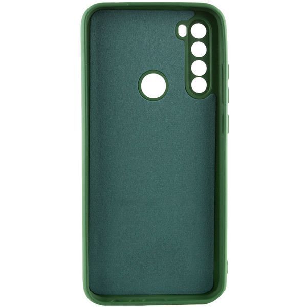 Чохол TPU GETMAN Liquid Silk Full Camera для Xiaomi Redmi Note 8T Зелений / Dark green ILSO-00000073805-3 фото