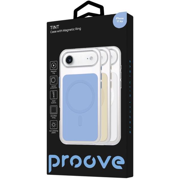 Чехол Proove Tint Case with Magnetic Ring iPhone 17 Air Light gold PCTCIP17AR65 фото