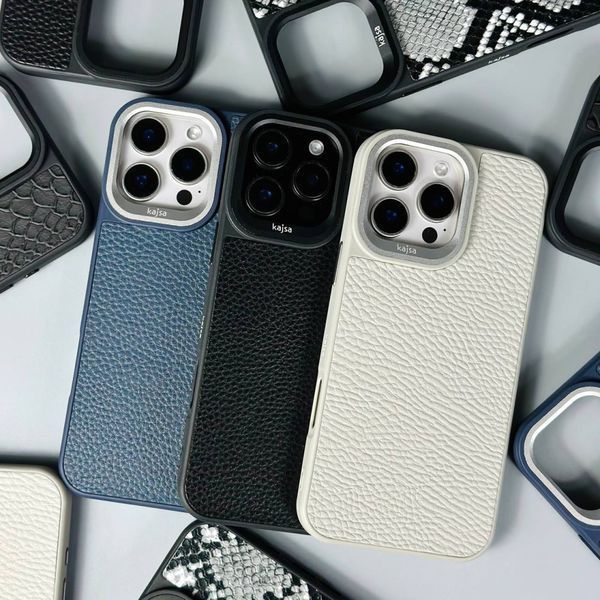 Чехол Kajsa Snake with Magsafe для iPhone 16 Pro Black 214-02746 фото