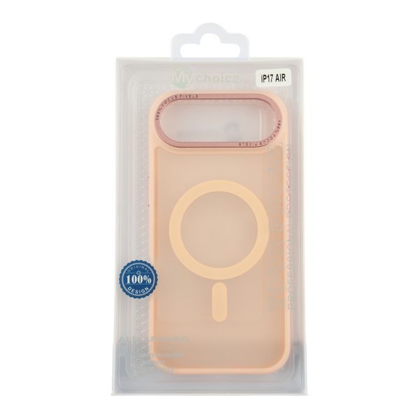 Чехол TPU+PC Goldencis Matte with MagSafe для iPhone 17 Air Pink 2020000496854 фото