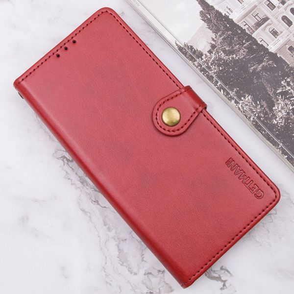 Шкіряний чохол-книжка GETMAN Gallant (PU) для Motorola Moto G75 5G Red 777-06183 фото