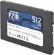 Накопичувач SSD Patriot P210 512GB 2.5" 7mm SATAIII 3D QLC P210S512G25 фото 3