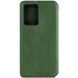 Шкіряний чохол-книжка GETMAN Cubic для Motorola Moto G05 / E15 Зелений 555-01602 фото 2
