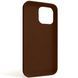 Чехол Silicone Case Full Protective для Apple iPhone 15 Pro Max (6.7) Коричневый / Brown 208-06632 фото 2
