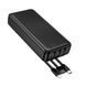 Внешний аккумулятор BOROFONE BJ79A Clever (20000 mAh) with 3 cables Black 216-00128 фото 3