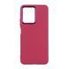 Чехол Silicone Cover Metal frame для Xiaomi Redmi Note 12 4G Maroon 208-03514 фото