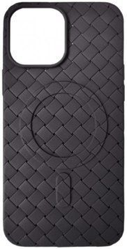 Чехол Bottega Veneta Premium with MagSafe для iPhone 14 Pro Черный 214-01812 фото