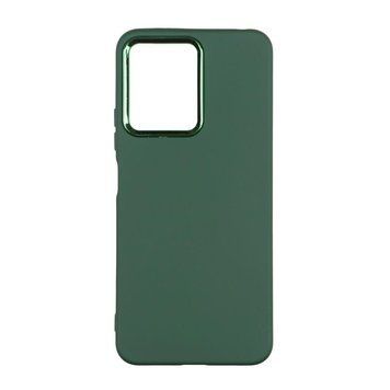 Чохол Silicone Cover Metal frame для Xiaomi Redmi Note 12 4G Army green 208-03515 фото