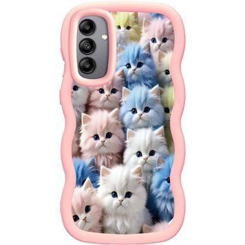 Чохол TPU Cloudy Pictures для Samsung Galaxy A56 5G Kittens 555-01268 фото