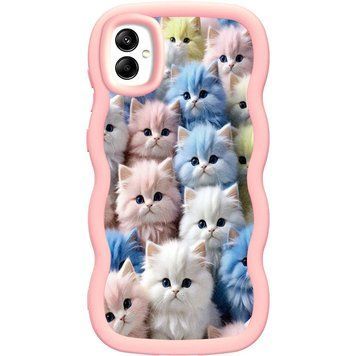 Чохол TPU Cloudy Pictures для Samsung Galaxy A05 Kittens 555-01318 фото