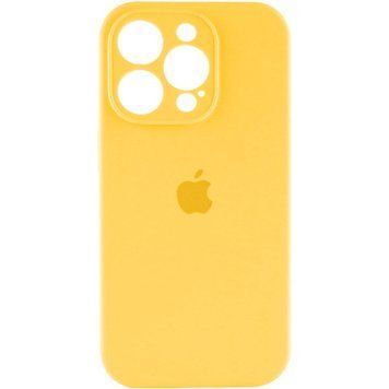 Силіконовий чохол з закритою камерою для iPhone 16 Pro Sunny Yellow 666-01261 фото