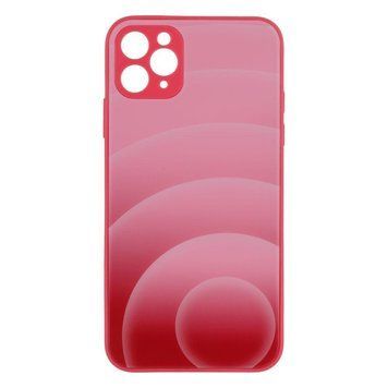 Накладка Glass TPU Prism Circles для iPhone 11 Pro Max Rose-Red 217-00005 фото