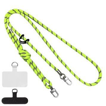 Шнурок із двома кріпленнями (8 мм) 150 см Neon Green 555-03255 фото